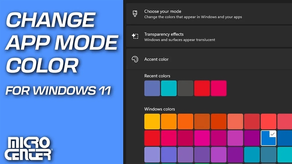 image about - video: how to change app mode color in windows 11